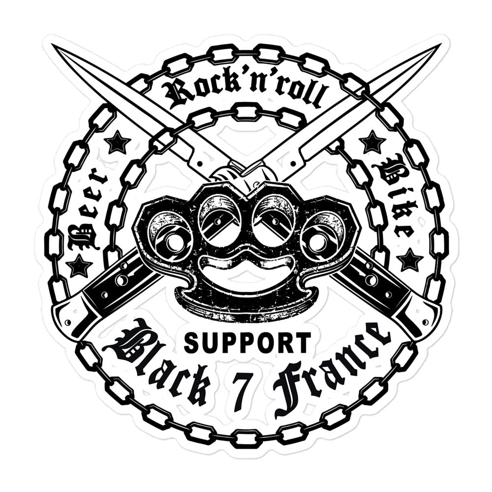 Autocollant découpé à la forme « Rock’n’Roll »