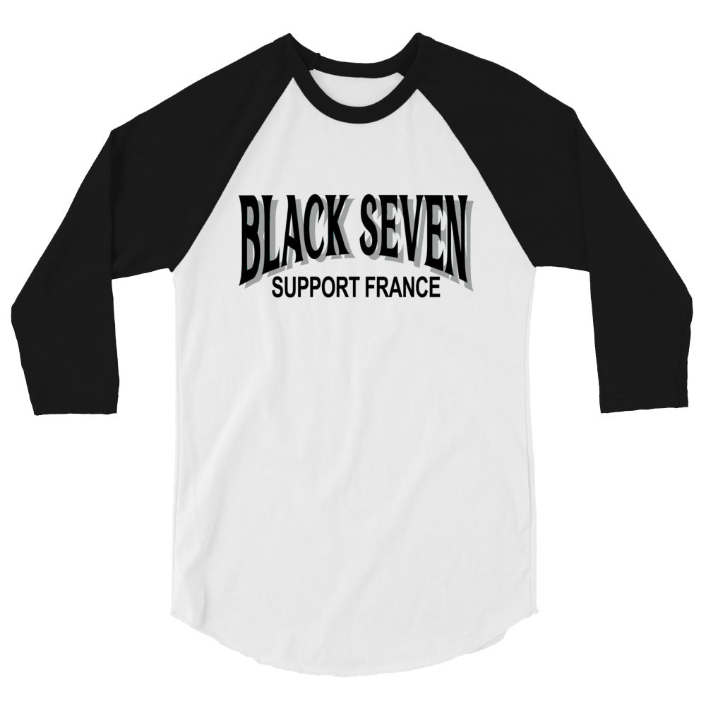 T-shirt Raglan à Manches 3/4 « Black Seven »