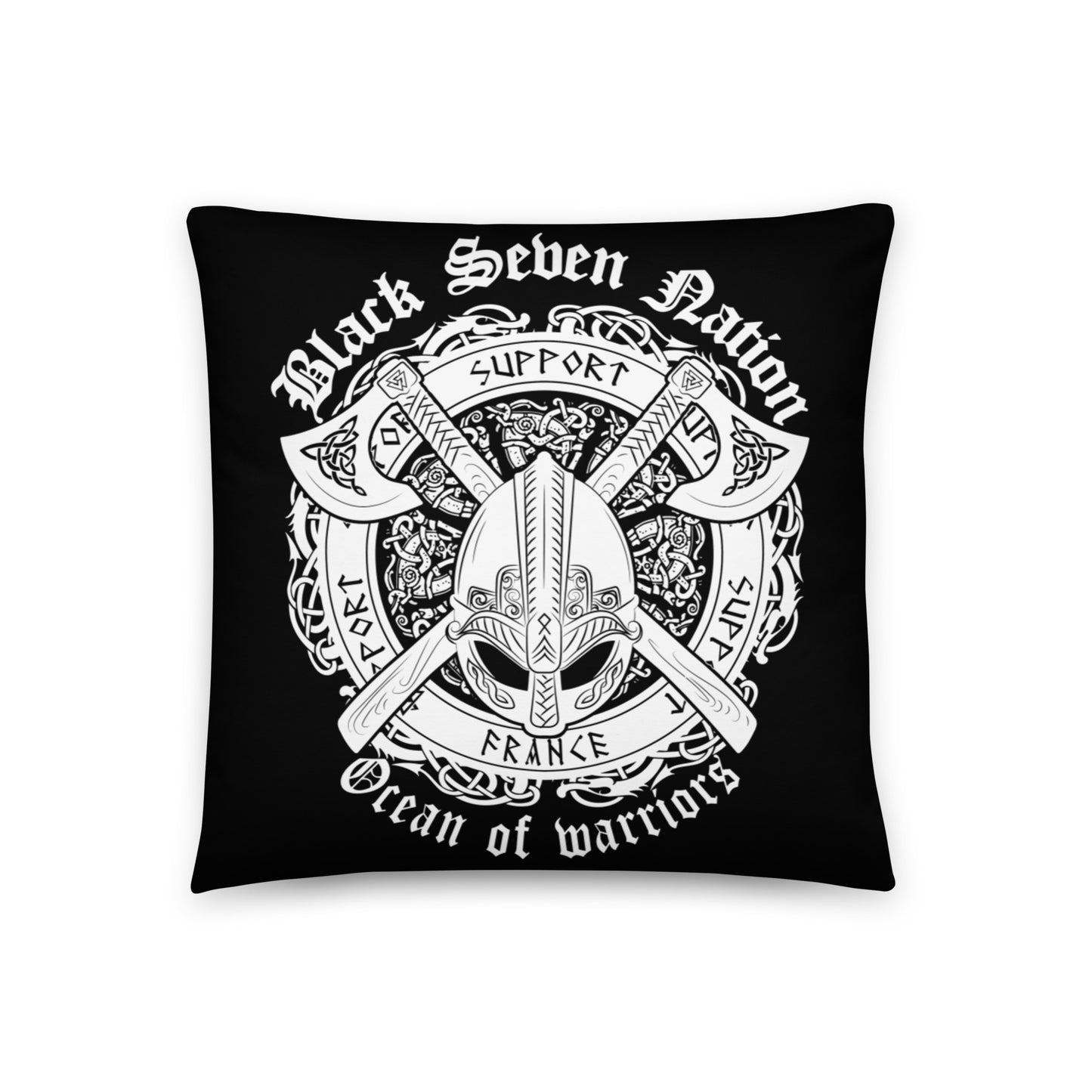 Coussin « Black Seven Nation