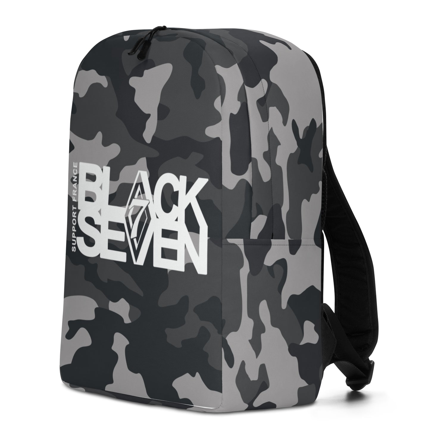 Sac à dos minimaliste All Over « Support Black Seven »